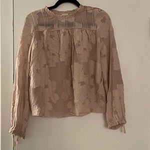 Pink floral Wilfred blouse